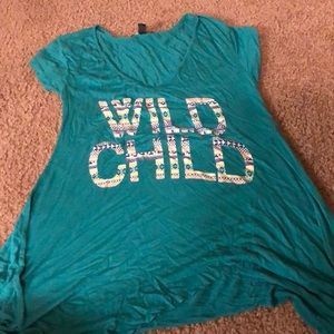 “Wild Child” graphic t shirt